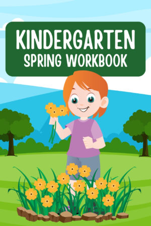 Fun and Colorful Spring Kindergarten Workbook for Kids Worksheet