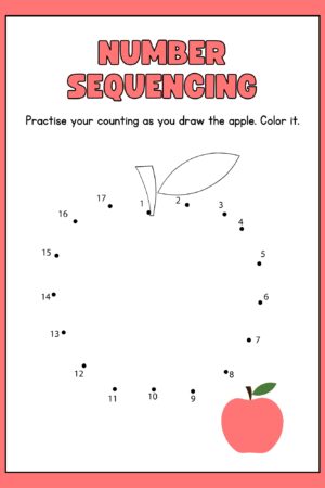 Number Sequencing Counting Worksheet