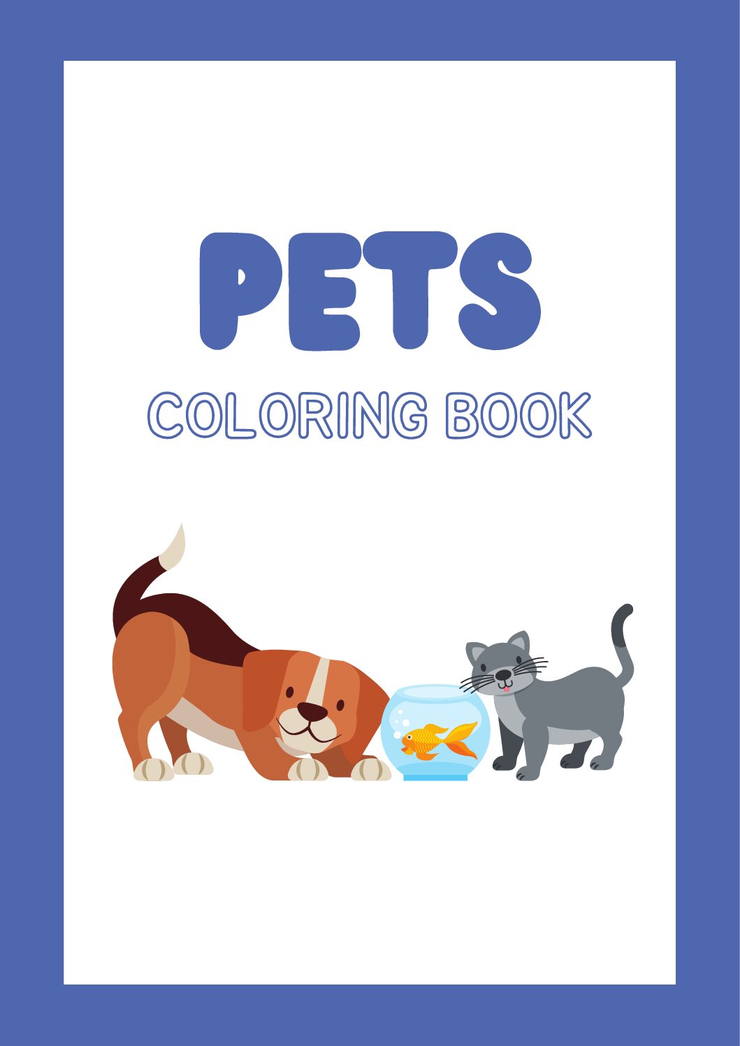 Colorful Pets Coloring Book pdf