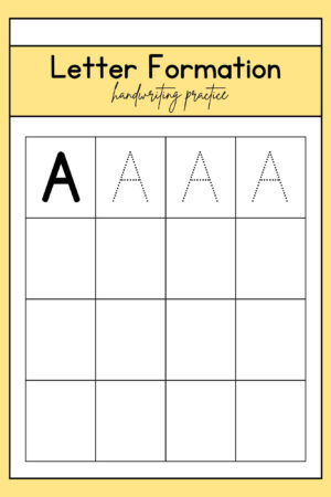 Capital ABCD Worksheet